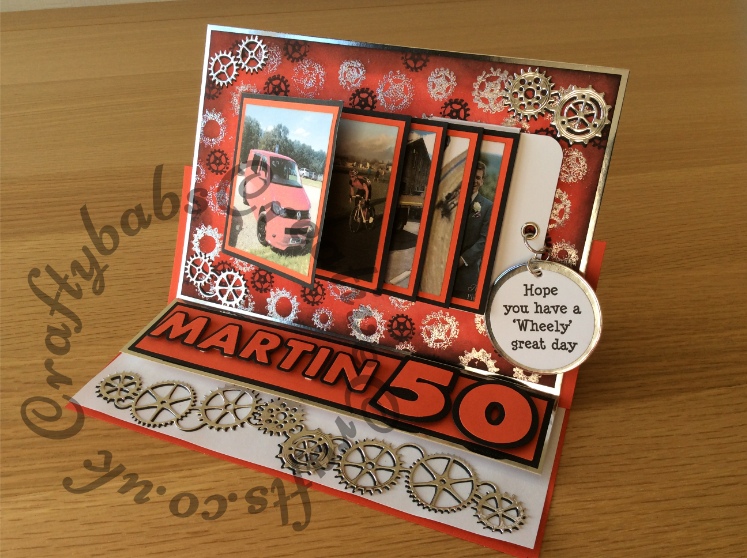 Men's birthday card - craftybabscreativecrafts.co.uk