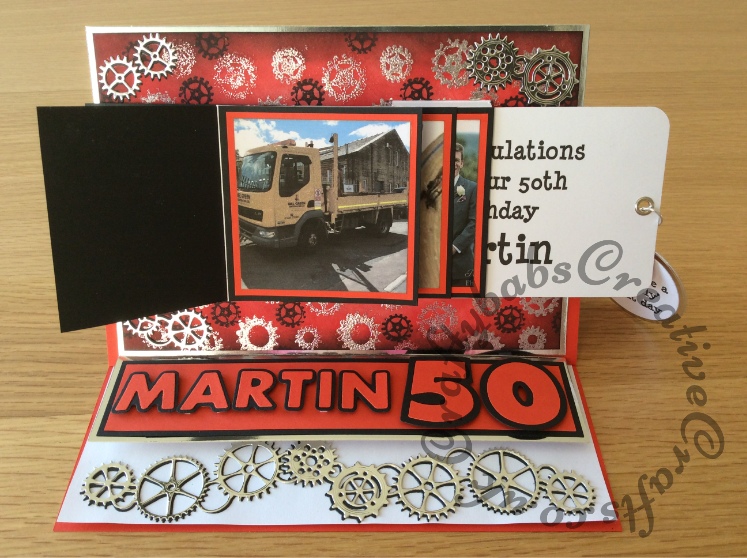 Men's birthday card - craftybabscreativecrafts.co.uk