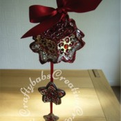 Tattered Lace Kaleidoscope Bauble - craftybabscreativecrafts.co.uk