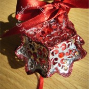 Tattered Lace Kaleidoscope Bauble - craftybabscreativecrafts.co.uk