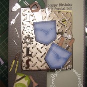 Men's DIY birthday card,Tools in pockets - craftybabscreativecrafts.co.uk