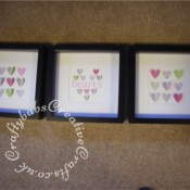 3D Heart Picture Trio - craftybabscreativecrafts.co.uk
