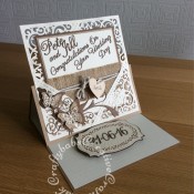 Spellbinders Wedding Card & Matching Gift - craftybabscreativecrafts.co.uk