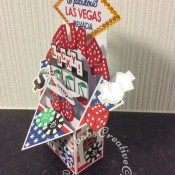 Las Vegas Themed Pop Up 30th Birthday card made using numerous dies including; Sizzix originals Shadow Box Alphabet, punctation and number dies, Sizzix sizzlits Marie Cole Design Game Set for poker chips, Sizzix - 1950s Collection - Thinlits Die - Lucky Bowling, Memory Box Alphabet Soup Capitals die (for Las Vegas), Tattered Lace Alphabet Bunting Die Set ACD197 (for welcome mounted onto circles cut with small circle die) Britannia dies alphabet (for to fabulous), Die-Versions MARKER MICRO Font Die (for Nevada), Sizzix - 1950s Collection - Thinlits Die - Rock 'n Roll Sundae set for dice and cherries and nesting diamond dies. Playing cards are from a mini set of cards I had in Christmas cracker and finally, the aeroplane was cut using the Xcut Build a scene All aboard round the world dies and coloured to match airline being used by recipient. - craftybabscreativecrafts.co.uk